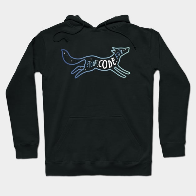 Stone Code Fox - Programming Hoodie by blushingcrow